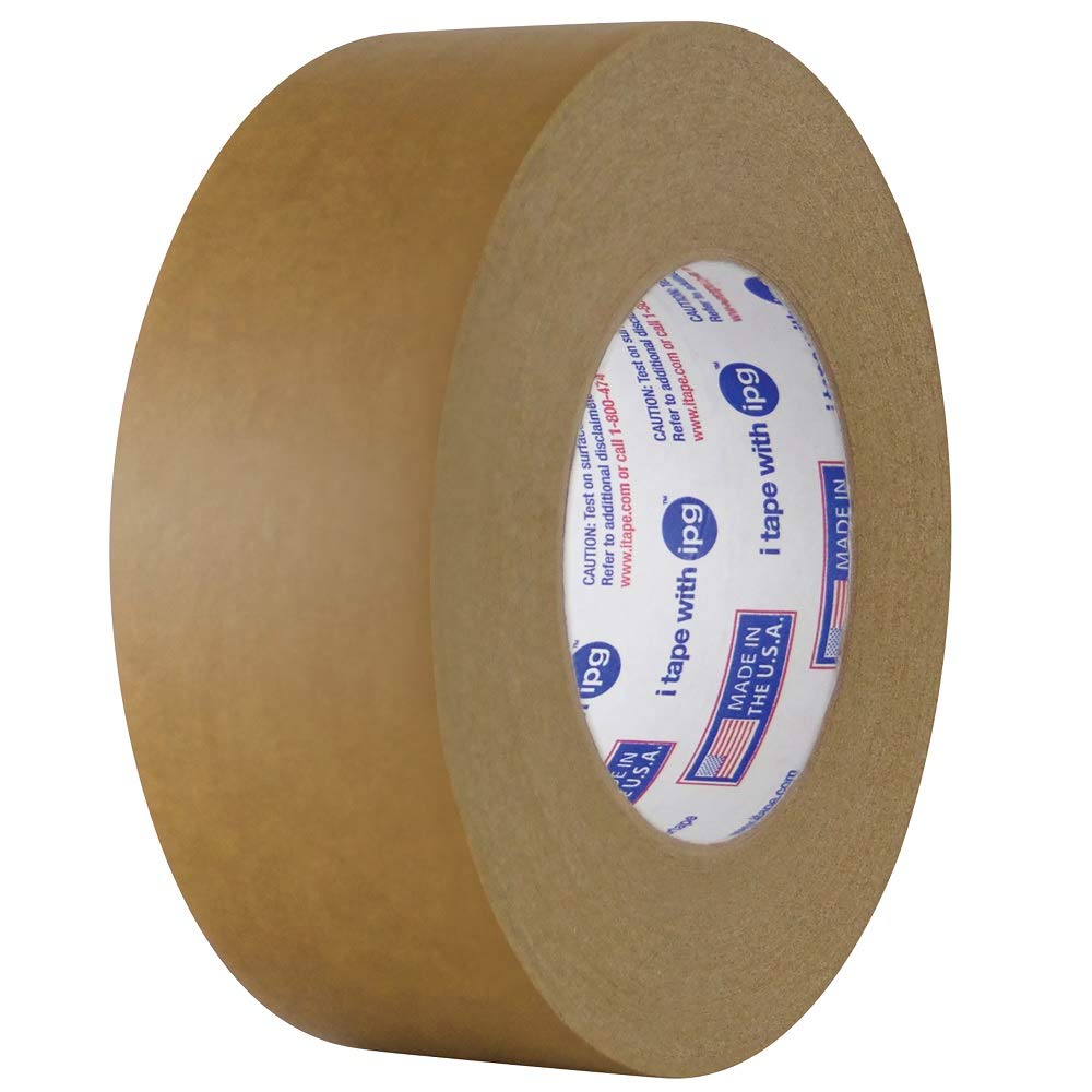 IPG - Industrial 539 Medium Grade Flatback Tape, 18mm x 54.8m, Brown, (48-Pack) (74936)
