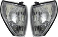Car Headlight Assemblies For Toyota For Land Cruiser For Prado 2000-2002 Front Bumper Headlight Corner Light Cover Lens Turn Signal Lamp Indicator NO Bulb Front Lights