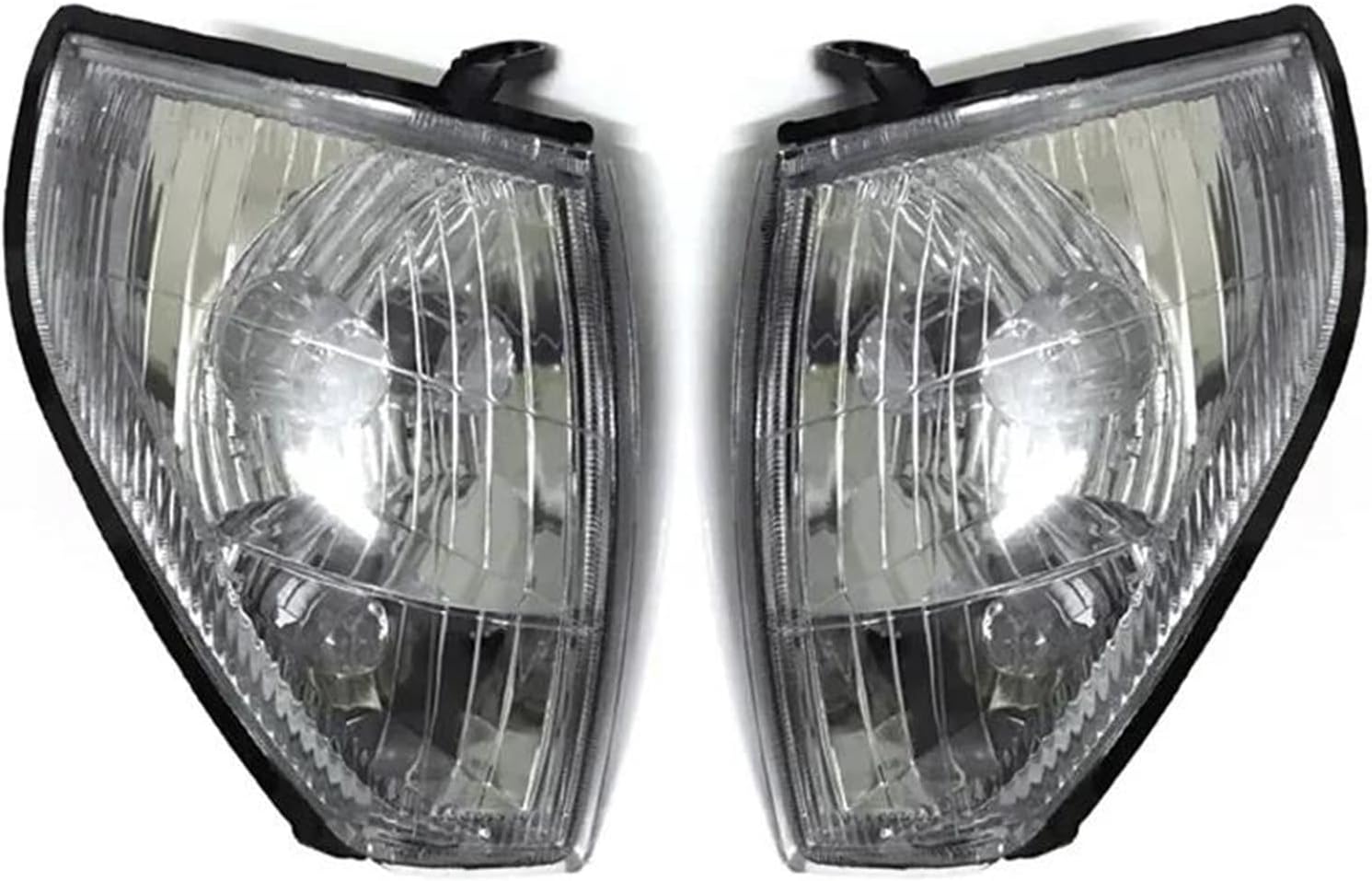Car Headlight Assemblies For Toyota For Land Cruiser For Prado 2000-2002 Front Bumper Headlight Corner Light Cover Lens Turn Signal Lamp Indicator NO Bulb Front Lights