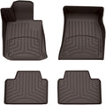 WeatherTech FloorLiner HP Custom Fit Floor Mats for BMW 330e, M340i, M3 Competition - 1st & 2nd Row (471530-1-2IM), Cocoa