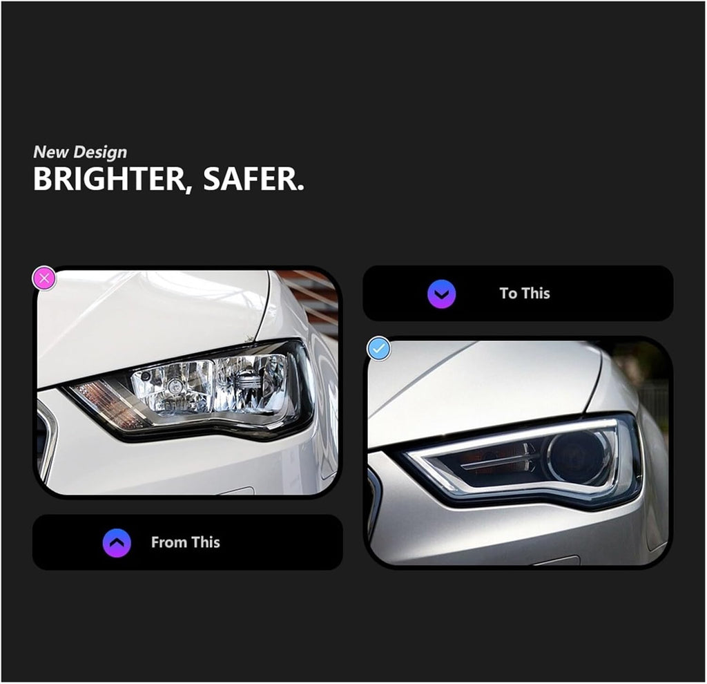 Car Lights Compatible With A3 8V 2013-2016 S3 RS3 LED Auto Headlight Assembly Upgrade High Configure Projector Lens Accessories Kit