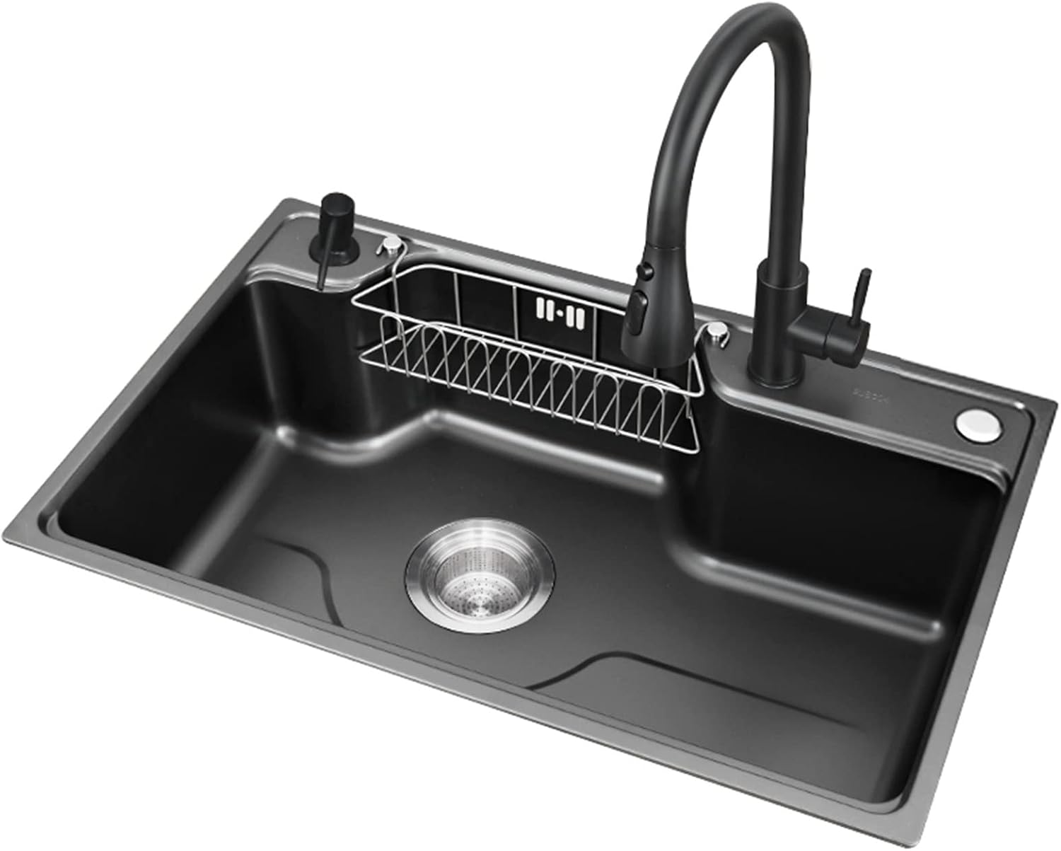 Kitchen Sinks, Single Bowl Kitchen Sink Kitchen Sink Household Bar Sink Rv Sink with Faucet (