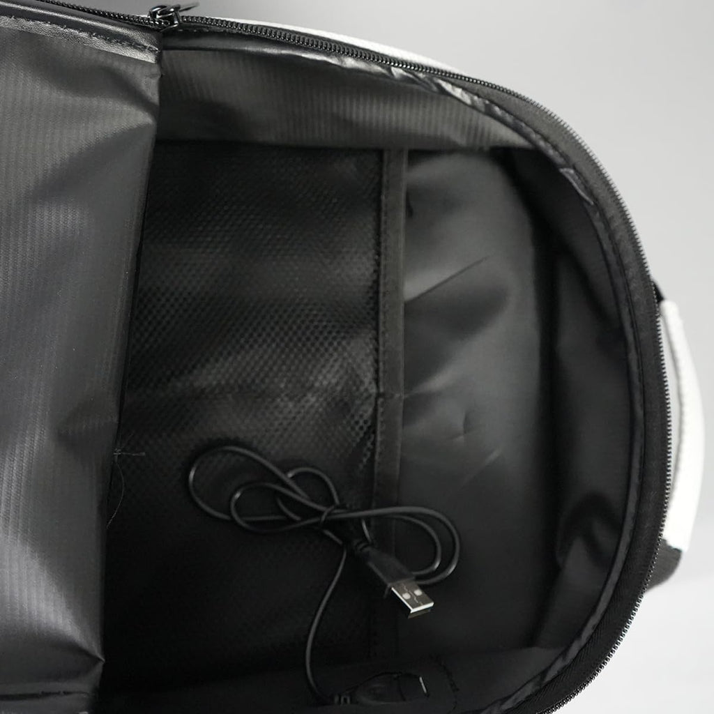 ELITE Deluxe 3 Ball Roller Bowling Bag with 5' Smooth Wheels - 4 Large Accessory Pockets, Shoe Compartment, Extendable Handle - USB Charging Port