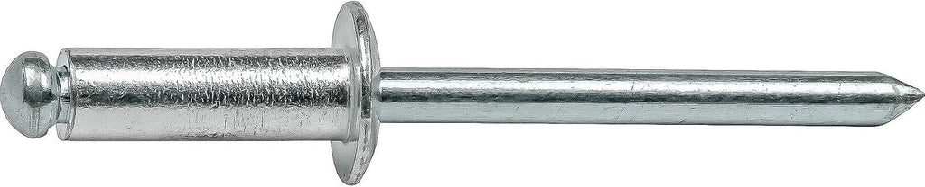 Pop Rivets 1/4' x 1/8' Aluminum Body Steel Mandrel Dome Head Blind Quantity 500 HQ