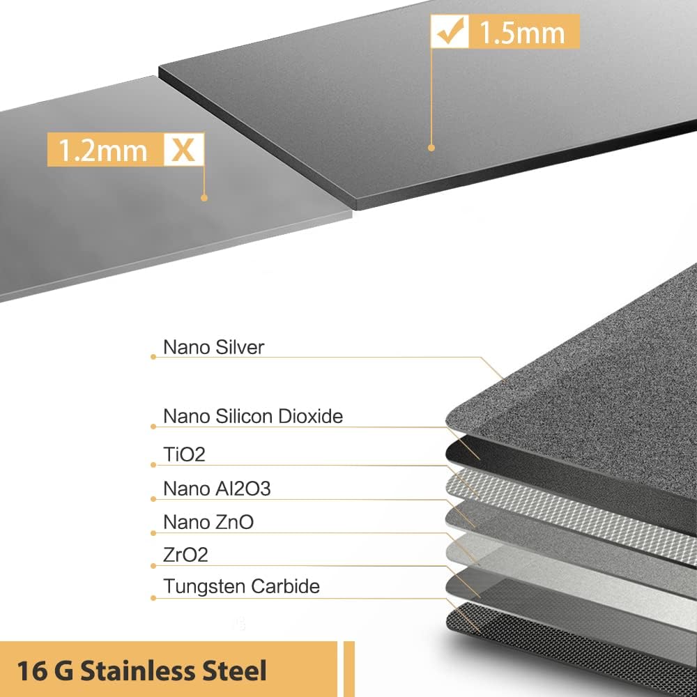 33 Inch Black Double Bowl Undermount Kitchen Sink Workstation-Bokaiya 33x19 Kitchen Sink Undermount 50/50 Double Bowl Sink 16 Gauge Black Stainless Steel Double Basin with Cutting Board