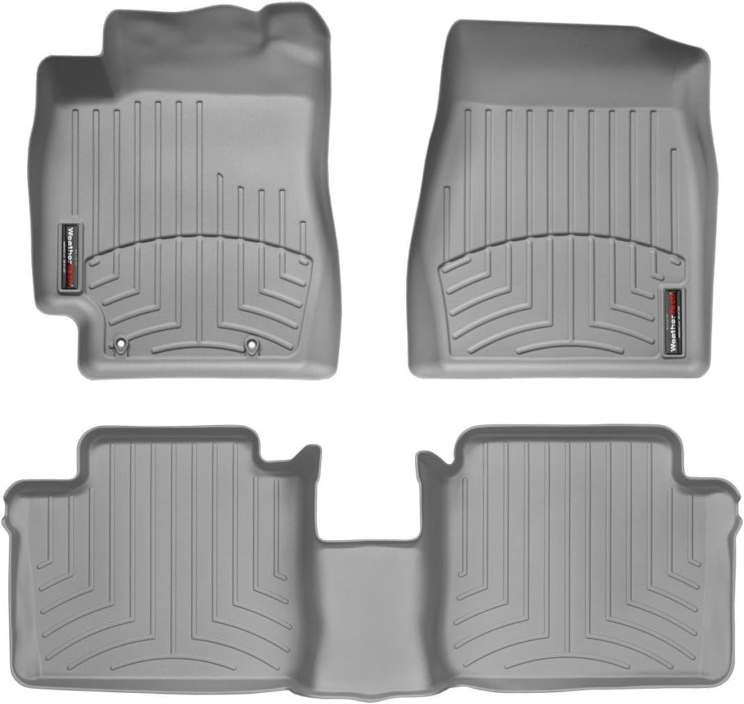 WeatherTech Custom Fit FloorLiners for Toyota Camry - 1st & 2nd Row (46051-1-2), Grey