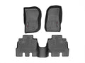 WeatherTech Custom Fit FloorLiners for Jeep Wrangler JK Unlimited 4-Door, Wrangler Unlimited 4-Door, Wrangler Unlimited 4-Door - 1st & 2nd Row (44573-1-2), Black