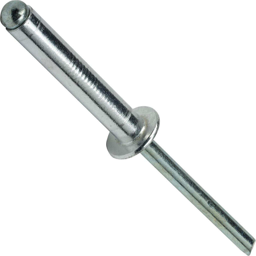 Pop Rivets 1/4' x 7/8' Aluminum Body Steel Mandrel Dome Head Blind Quantity 250 HQ