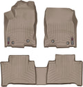 WeatherTech Custom Fit FloorLiners for Lexus NX Hybrid, NX, 1st & 2nd Row (45749-1-2), Tan