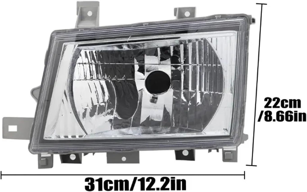 Headlight，Compatible With Mitsubishi Canter FUSO FE FG 2012-2018 Car Fog Light Turn Signal Light Headlights Indicator Lamp Assembly W/bulb(Left side)