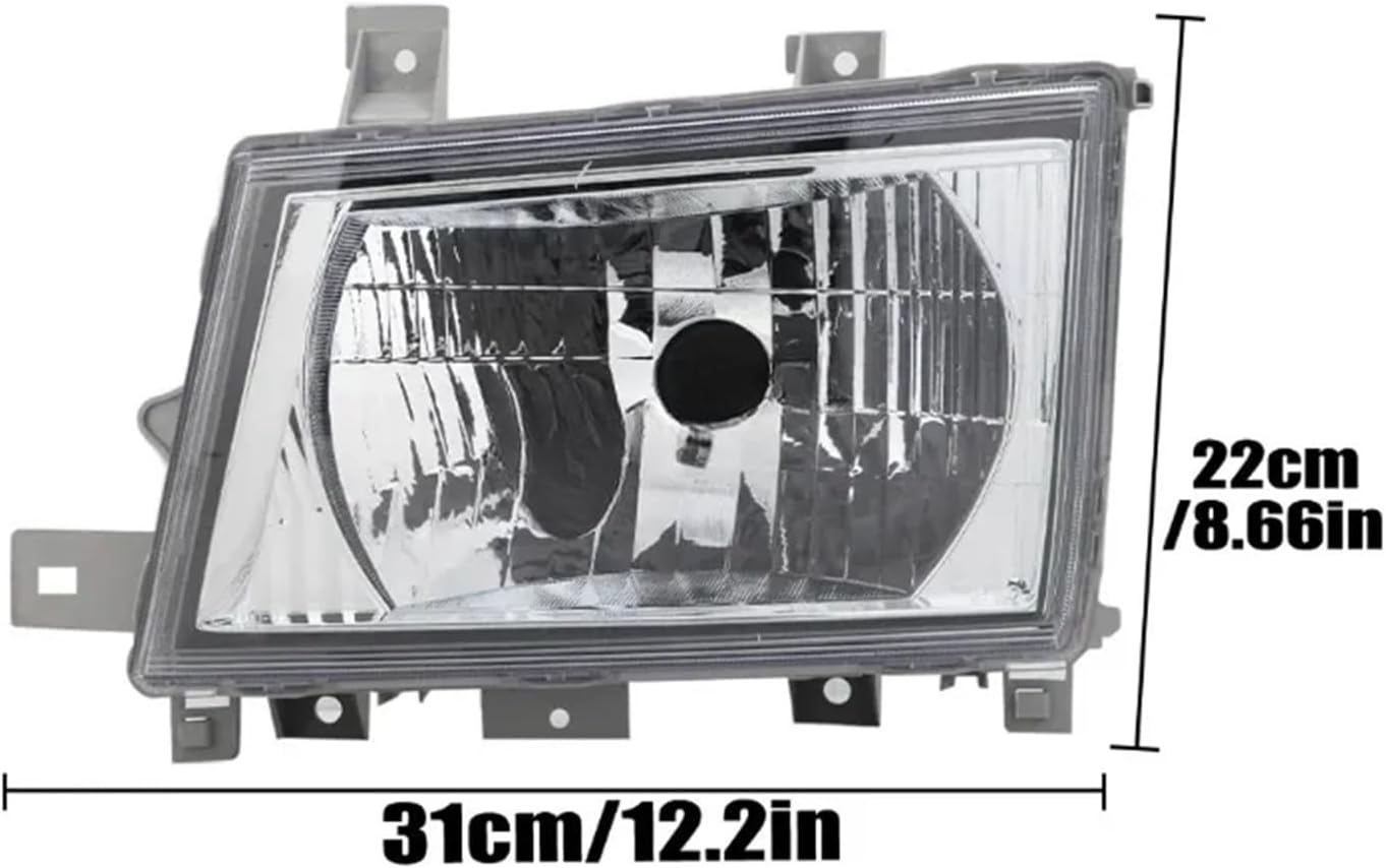 Headlight，Compatible With Mitsubishi Canter FUSO FE FG 2012-2018 Car Fog Light Turn Signal Light Headlights Indicator Lamp Assembly W/bulb(Left side)