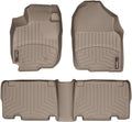 WeatherTech Custom Fit FloorLiners for Toyota RAV4-1st & 2nd Row (45072-1-2), Tan
