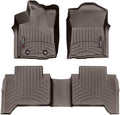 WeatherTech Custom Fit FloorLiners for Toyota Tacoma - 1st & 2nd Row (478671-478722), Cocoa