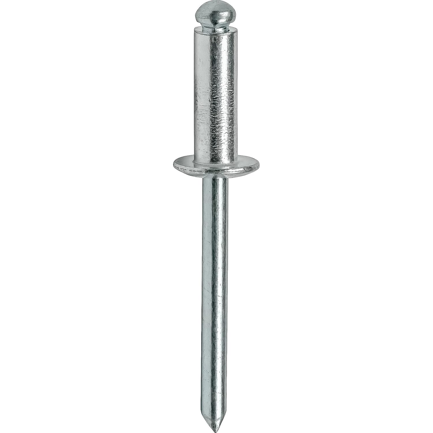 DIY Man - Pop Rivets 1/4' x 1/4' Aluminum Body Steel Mandrel Dome Head Blind Quantity 500 D&J