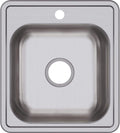Dayton D117191 Single Bowl Top Mount Stainless Steel Bar Sink, 17 x 19