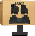 LASFIT Floor Mats for 2025 2026 2027 Ford Expedition 7 Seats Standard (Not Fit 8 Seats and Not Fit Max),All Weather Protection TPE Easy Clean Floor Liners,3Row,4PCS Black