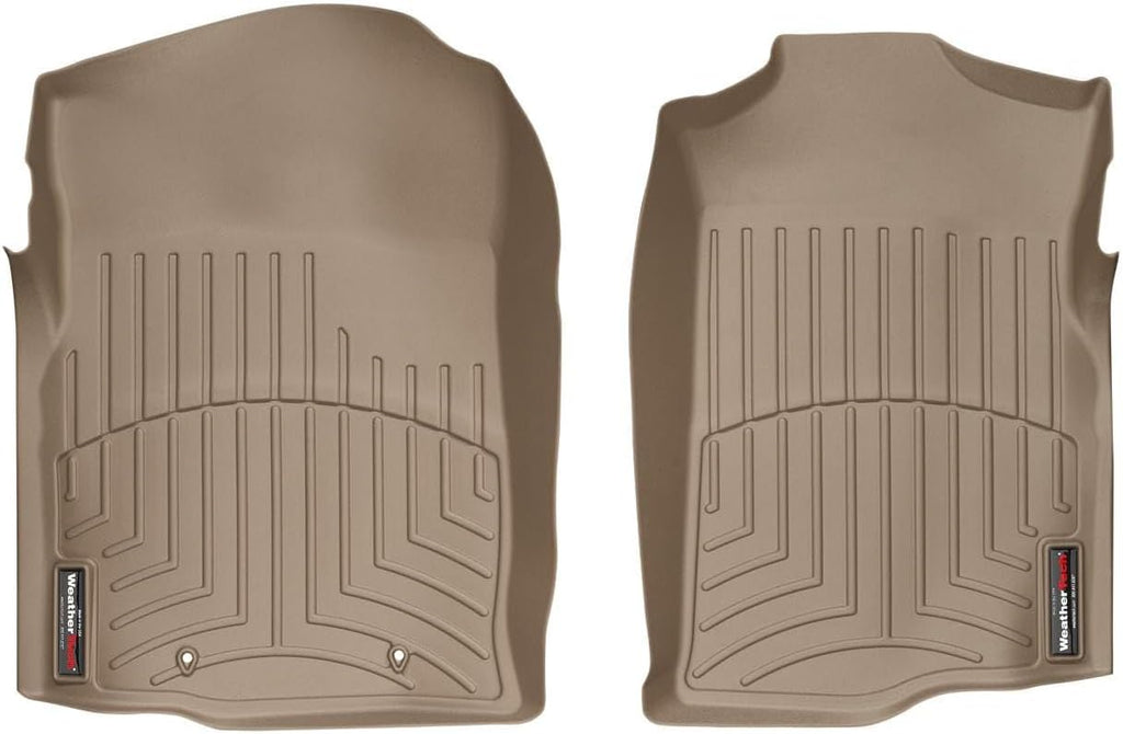 WeatherTech Custom Fit FloorLiners for Chevrolet Suburban, Tahoe, Suburban - 1st Row (452651), Tan