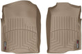 WeatherTech Custom Fit FloorLiners for Chevrolet Suburban, Tahoe, Suburban - 1st Row (452651), Tan