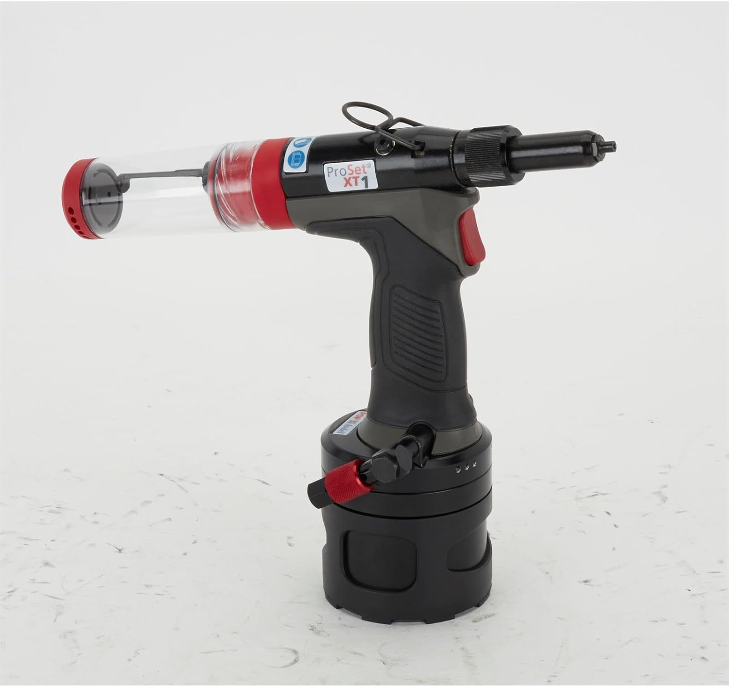 ProSet POP 76001-00003 XT1 Hydro-Pneumatic Blind Rivet Tool W/Mandrel Collection System; 3/32 Inch, 1/8 Inch, 5/32 Inch