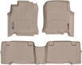 WeatherTech Custom Fit FloorLiners for Toyota 4Runner - 1st & 2nd Row (45011-1-2), Tan