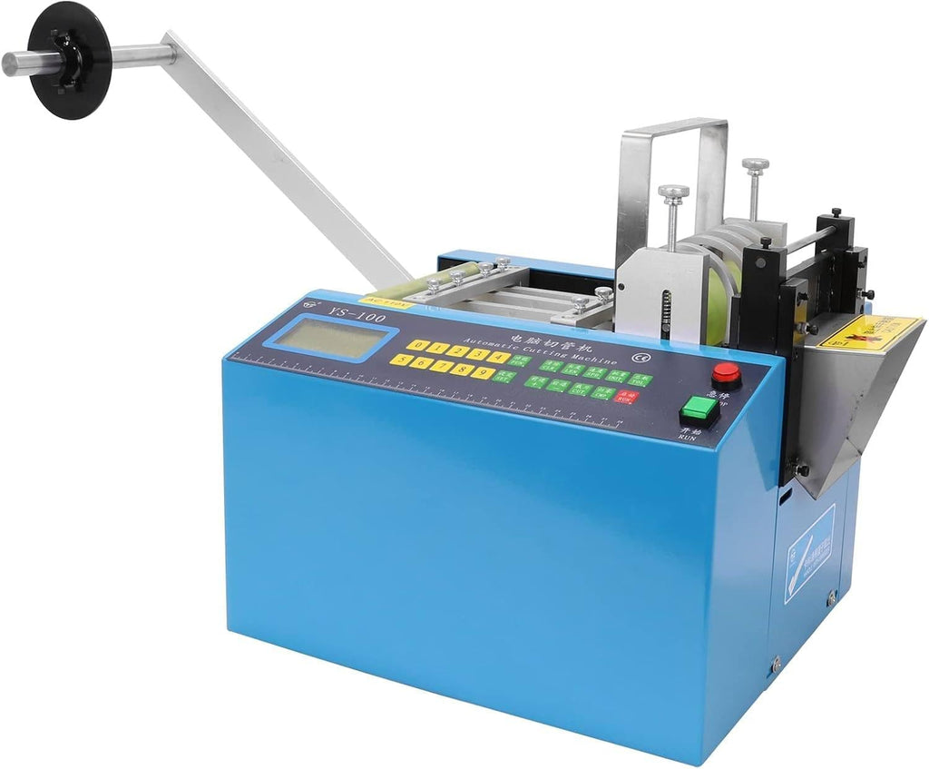 Fully Automatic Heat-Shrink Tube Cutting Machine, Webbing Cutting Width:0-100mm, for Belt/Tube/Wire/Sheet/Film/Tape/Sleeve/Rubber/Plastic