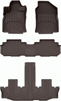 WeatherTech FloorLiner HP Custom Fit Floor Mats for Subaru Ascent Full Set (471475-1-2-3IM), Cocoa