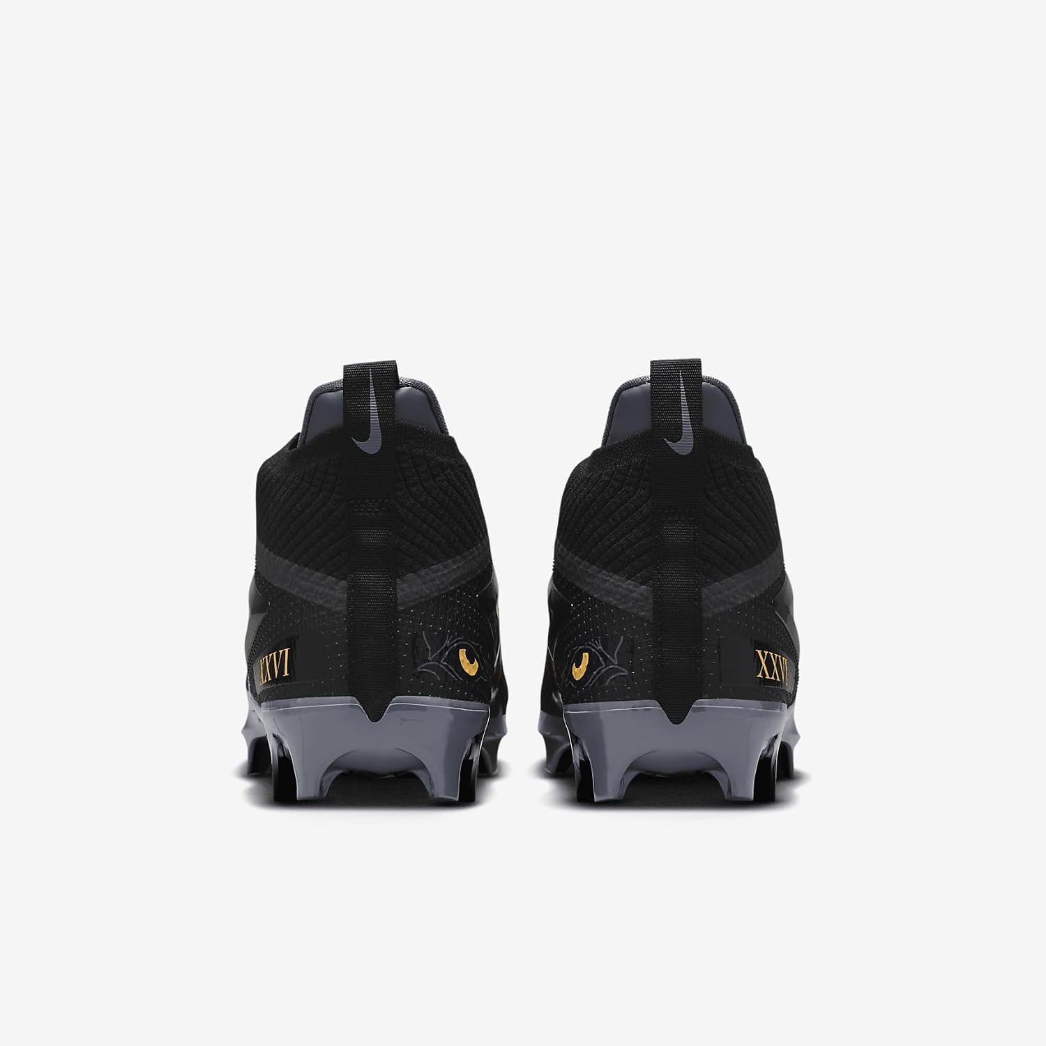 Nike Alpha Menace 4 Elite Saquon Barkley Football Cleats (HF4313-001, Black/Light Carbon) Size 11.5