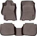 WeatherTech Custom Fit FloorLiners for Subaru Outback - 1st & 2nd Row (47708-1-2), Cocoa