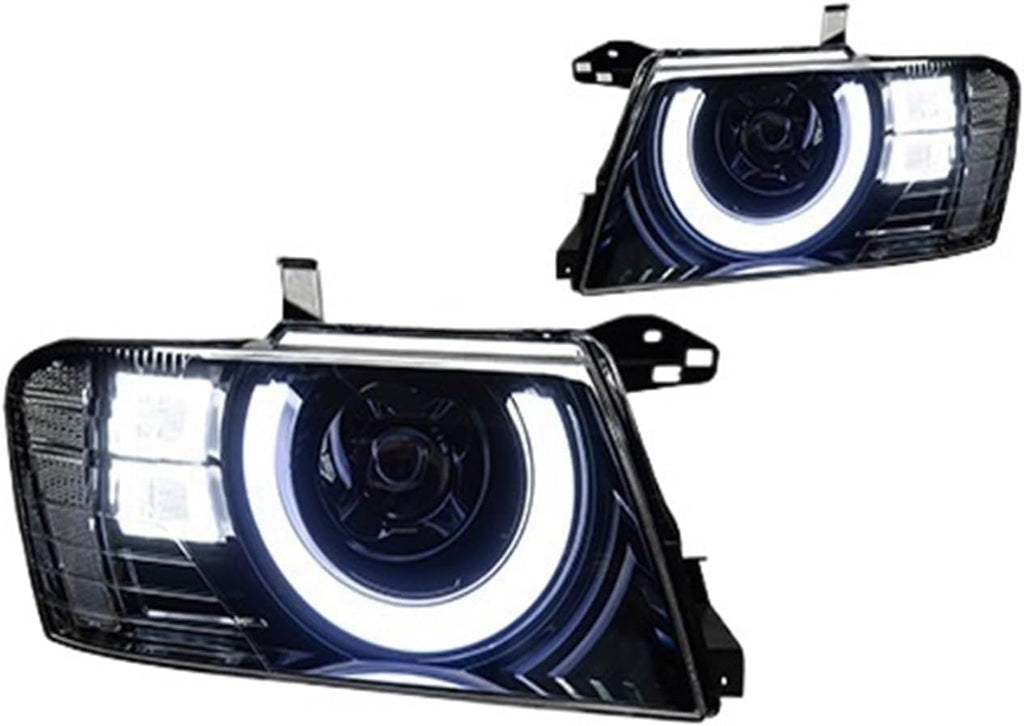 Car Lights Compatible With Pajero V73 V75 V77 Montero Shogun 2004-2014 LED Auto Headlight Assembly Upgrade Defender Design Accessories