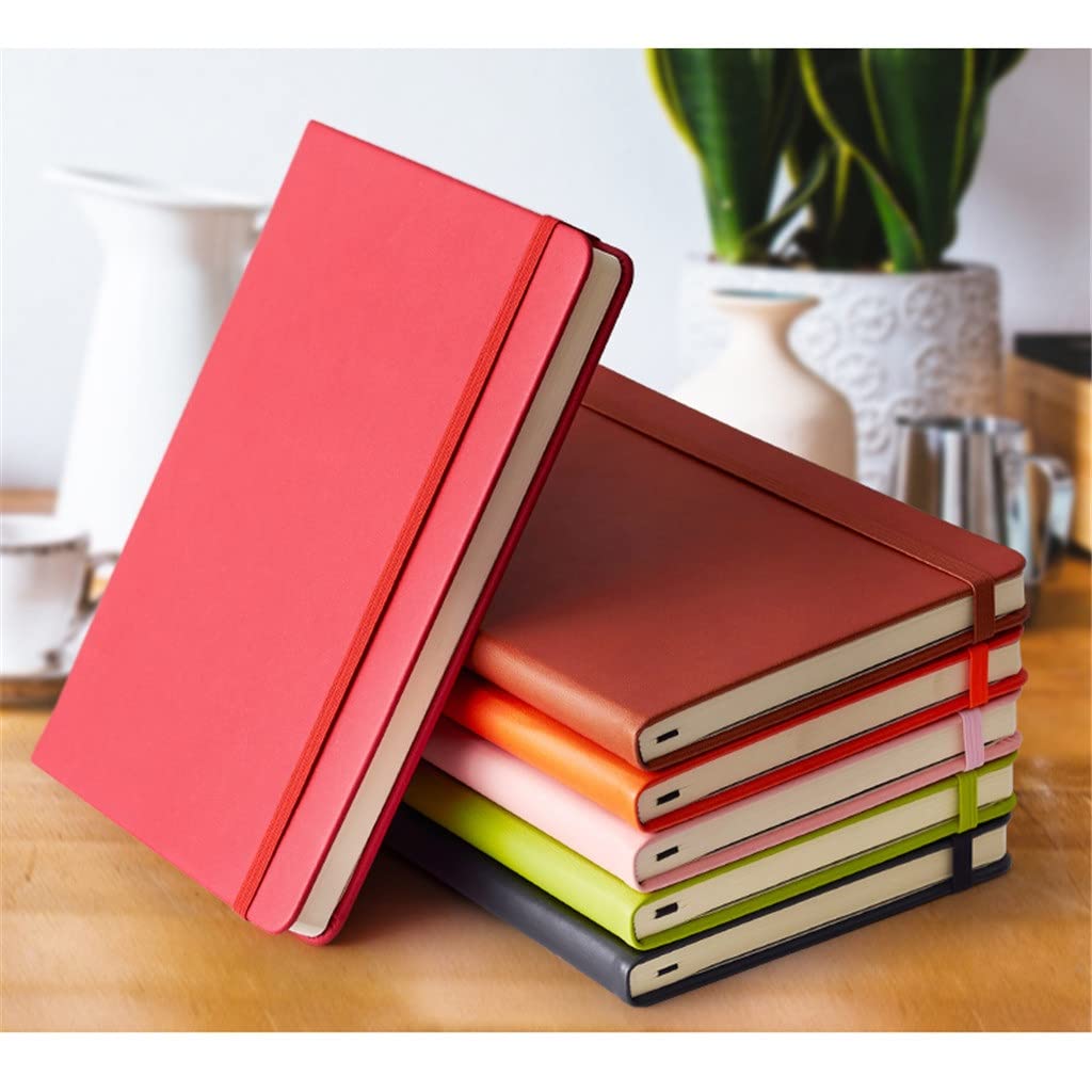 NSUQOA JSEIAJB Business Literature and Thick Notebook Stationery Small Fresh Hardcover Grid Diary