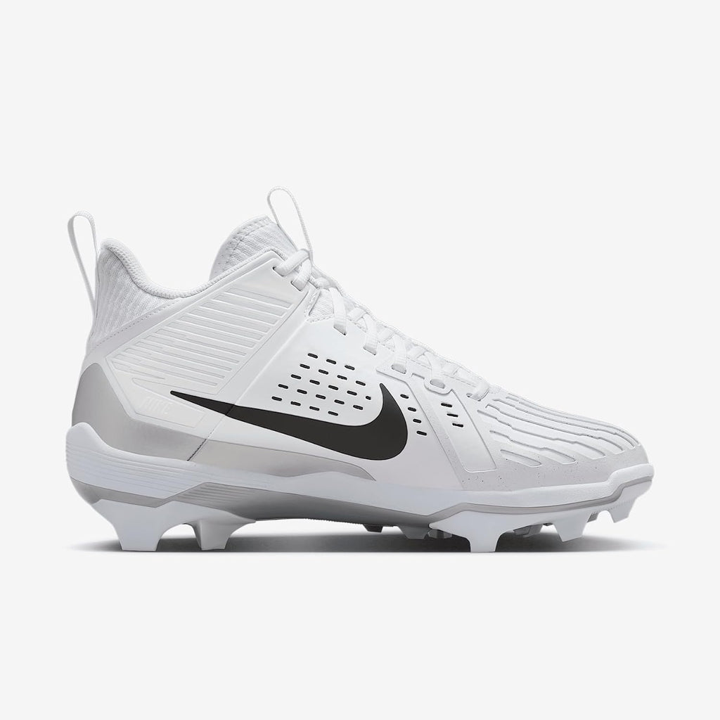 Nike Alpha Menace Strong Men's Football Cleats (II5139-010, Black/Metallic Silver/White)