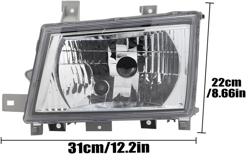 Compatible with Mitsubishi-Canter FUSO FE FG 2012-2018 Car Fog Light Turn Signal Headlights Indicator Lamp Assembly W/bulb(Left Side)