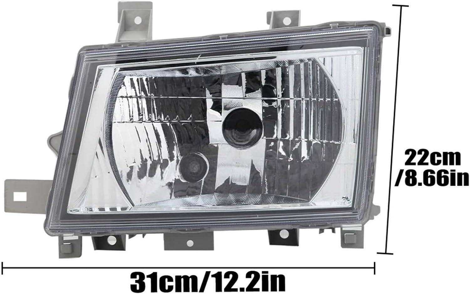 Compatible with Mitsubishi-Canter FUSO FE FG 2012-2018 Car Fog Light Turn Signal Headlights Indicator Lamp Assembly W/bulb(Left Side)