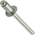 Aluminum Pop Rivets 1/4' x 1/8' Dome Head Blind 8-2 Gap .020-.125 Qty 250 Durable Fasteners for Construction Automotive Repair Machinery Assembly Improvement Projects