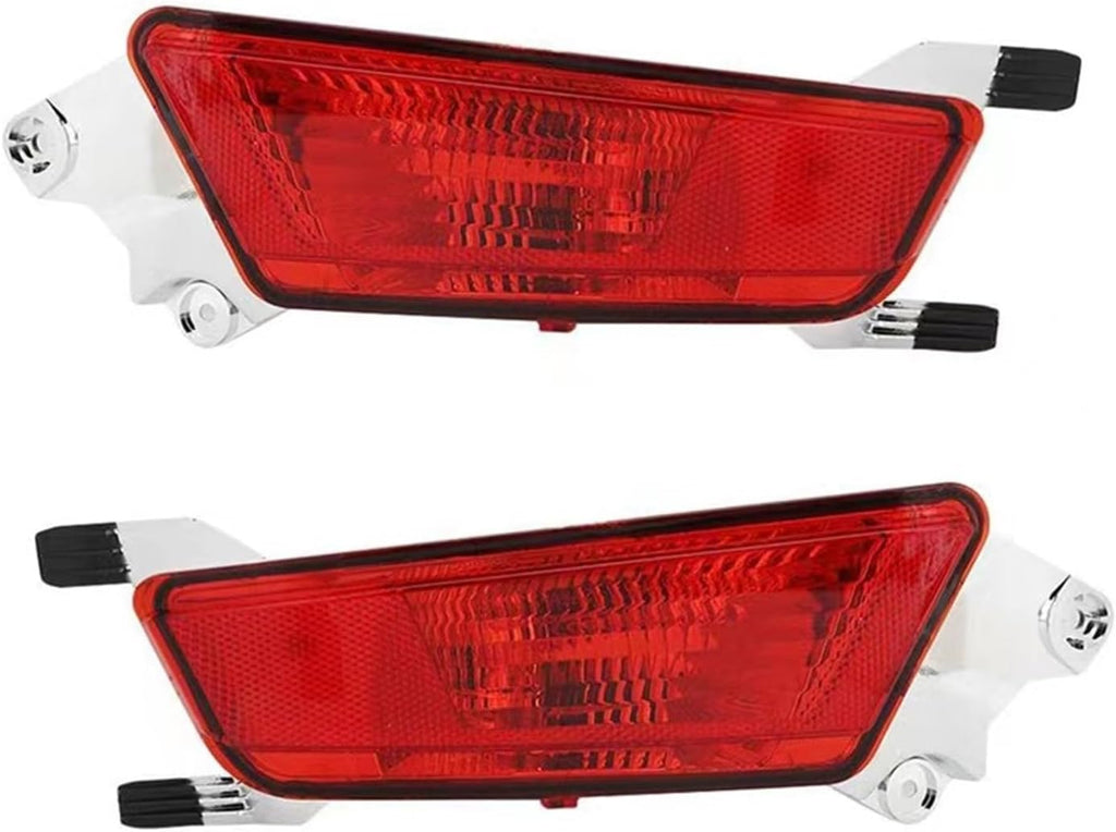 Left and Right Compatible with Land Range Rover Evoque 2011-2018 Rear Bumper Fog Light Car Spoiler Turn Signal Indicator Taillight Tail Brake Lamp Foglamp