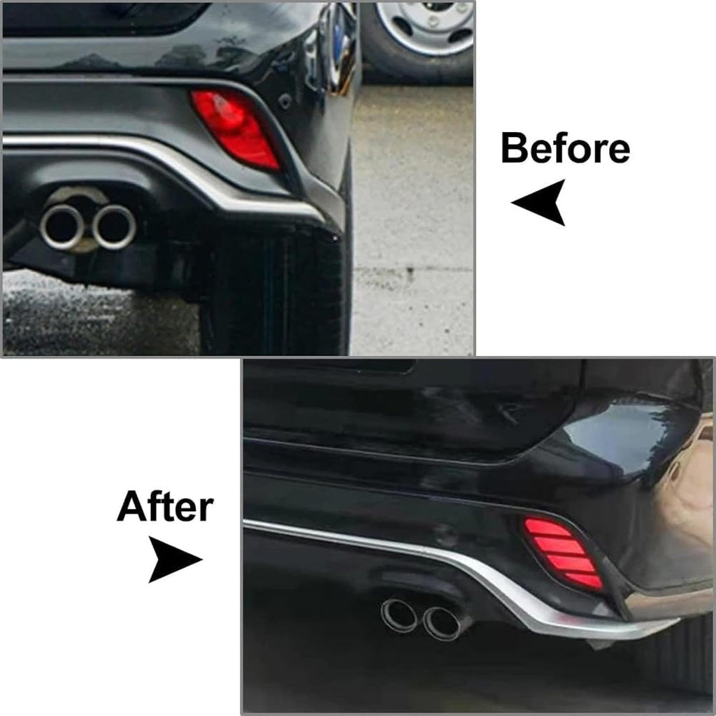 Fog Lights Car Rear Bumper Fog Lamp Brake Light Turn Signals Indicator Left & Right 2Pcs For Highlander 2020 2021 2022