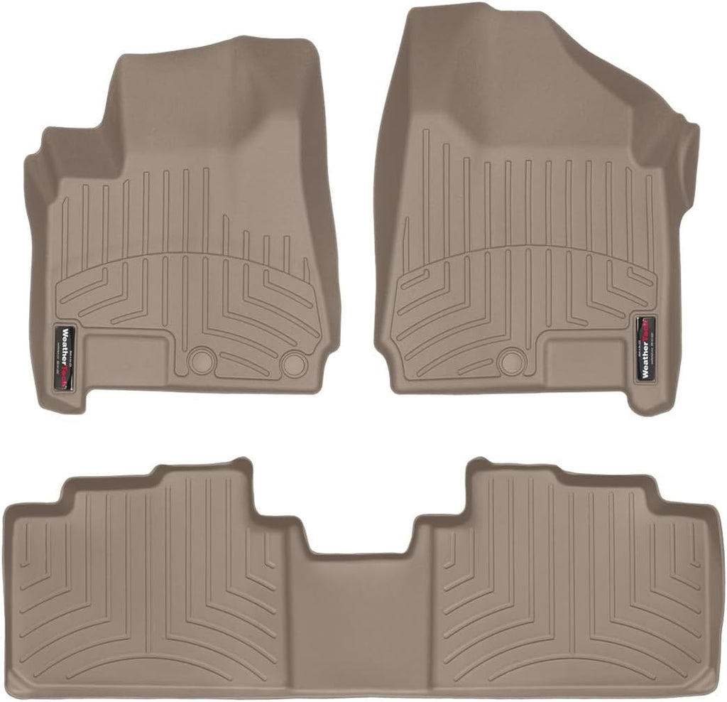 WeatherTech Custom Fit FloorLiners for Cadillac SRX, SRX, 1st & 2nd Row (455211-452782), Tan