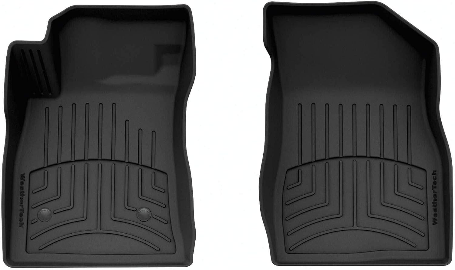 WeatherTech FloorLiner HP Custom Fit Floor Mats for Buick Envista, Trax 1st Row (4418221IM), Black