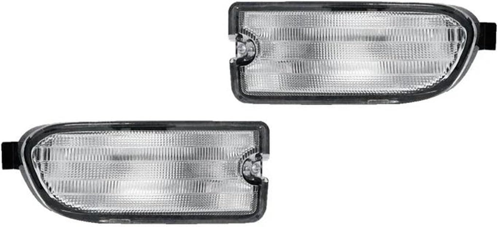 For 1999-2001 For Subaru For Impreza Amber/Smoked/Clear Lens Car Front Bumper Turn Signal Light Cover Shells Kit No Bulb/Socket Mirror Indicator Light(Amber Lens)