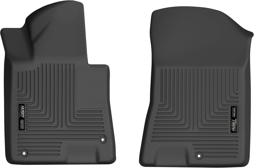 Husky Liners X-act Contour Floor Mats | Fits 2020-2026 Hyundai Sonata & 2021-2026 Kia K5 | Front Row, 2-pc Black - 55301