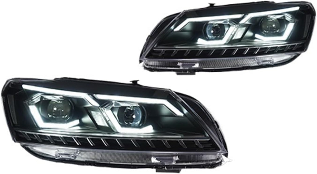 Car Lights Compatible With Passat B7 US Version 2011-2015 LED Auto Headlight Assembly Upgrade Bifocal Lens Dynamic Signal Lamp Accessories
