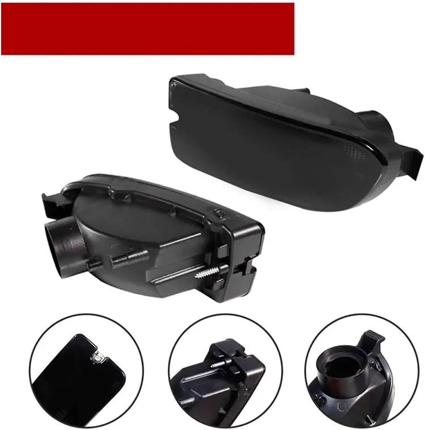 For 1999-2001 For Subaru For Impreza Amber/Smoked/Clear Lens Car Front Bumper Turn Signal Light Cover Shells Kit No Bulb/Socket Mirror Indicator Light(Amber Lens)