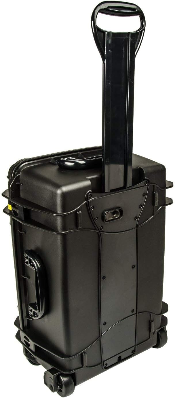 Case Club Heavy Duty Waterproof Bowling Ball Cases with Wheels and Extension Handle
