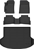 Auxko All Weather Floor Mats Cargo Mat for Kia Seltos 2024 2025 2026 (not for SX with Subwoofer) TPE Liners All Season Accessories Guard Odorless Anti-Slip Floor Liners Trunk Tray