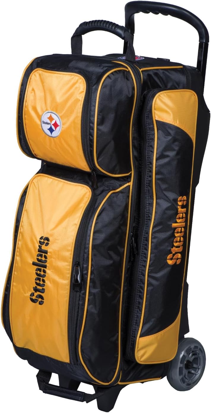 Strikeforce Bowling NFL Bowling Roller Bag with Ball, Shoe and Accessory Pockets