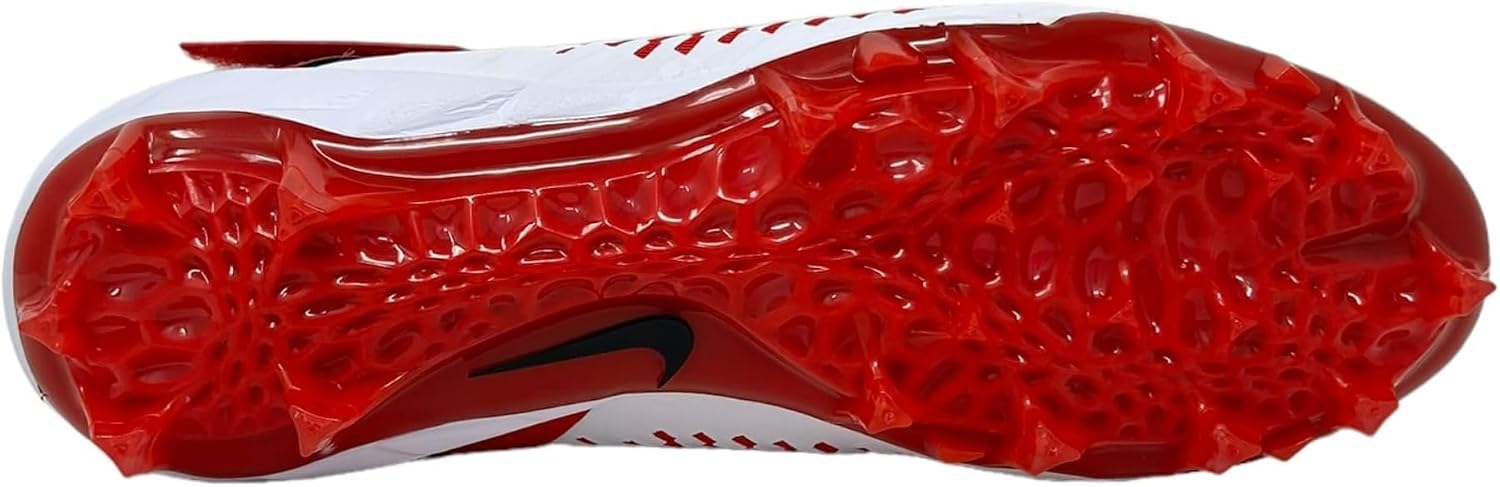 Nike Men's Alpha Menace Pro 2 D Football Cleats - Black/White,7M US