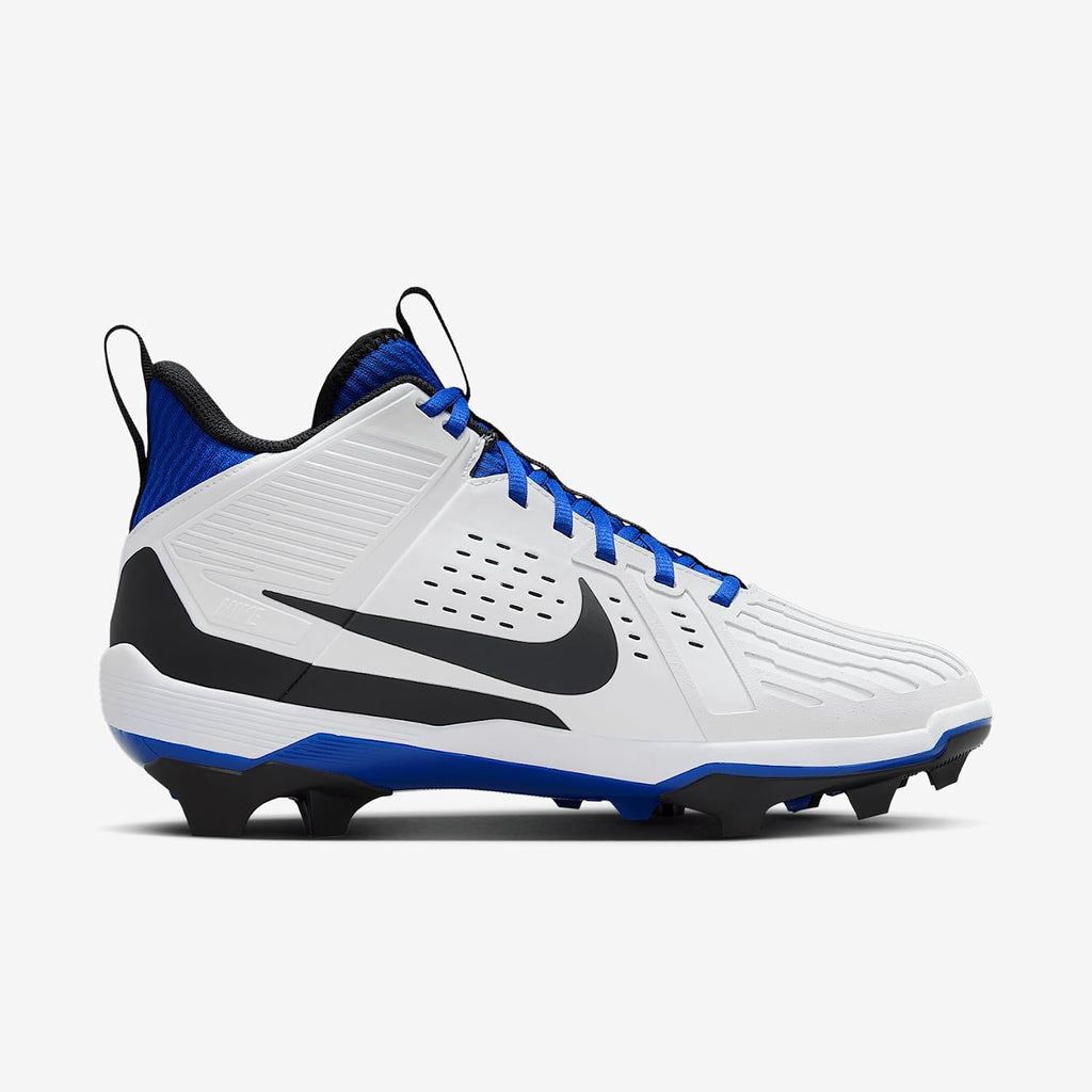 Nike Alpha Menace Strong Men's Football Cleats (II5139-010, Black/Metallic Silver/White)