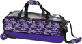 KR Strikeforce Fast Slim Triple Tote Bowling Bags with Wheels - Fits 3 Bowling Balls - Lightweight and Designed for Airline Travels