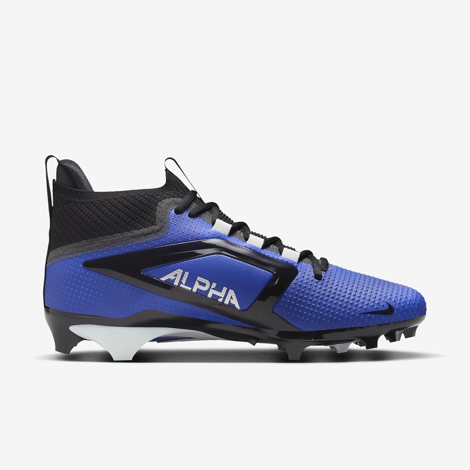 Nike Alpha Menace 4 Elite Football Cleats (FD7036-600, University Red/Team Red/Black/White)