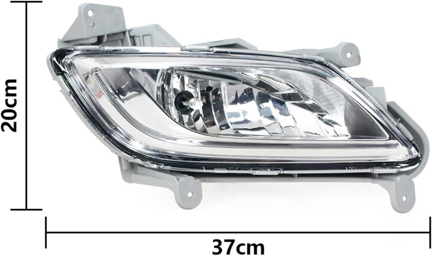 Halogen Fog Lamp Compatible With Hyundai Veloster 2012 2013 2014 2015 2016 2017 Car Front Fog Light/Lamp Assembly 922012V010 922022V010(Only 1 Right)